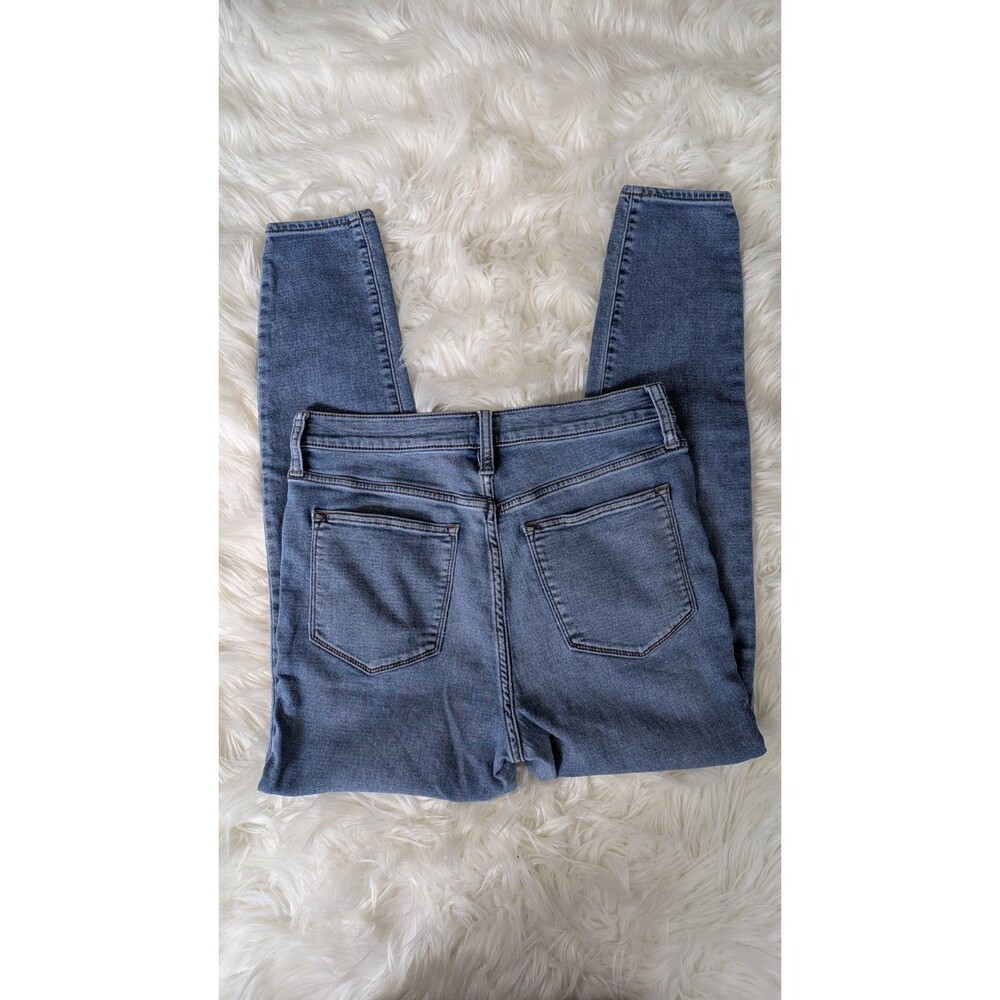 J. Crew 10” High Rise Skinny Women’s Size 29 Stretch Blue Jeans - Picture 8 of 10